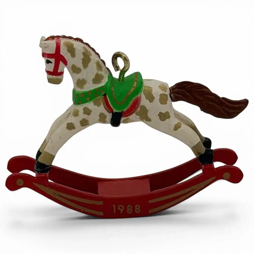 Hallmark Keepsake Rocking Horse Christmas Ornament 1988